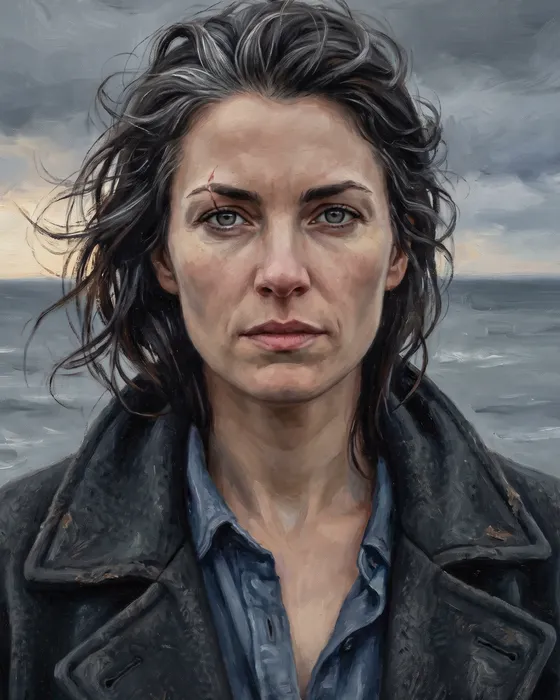 Portrait of Iris Keel, generated from its own description