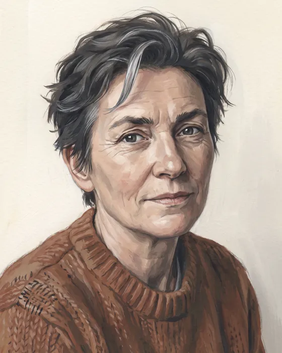 Portrait of Morrow, generated from its own description